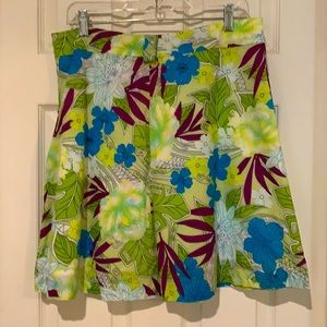 Multi colored full skirt